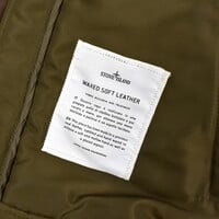 Stone Island 30 anni brown waxed soft leather jacket with detachable vest L