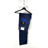 Stone Island navy reflective pockets sl jeans 34