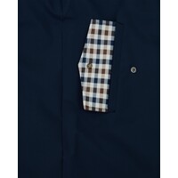 Aquascutum soft shell trench coat Navy