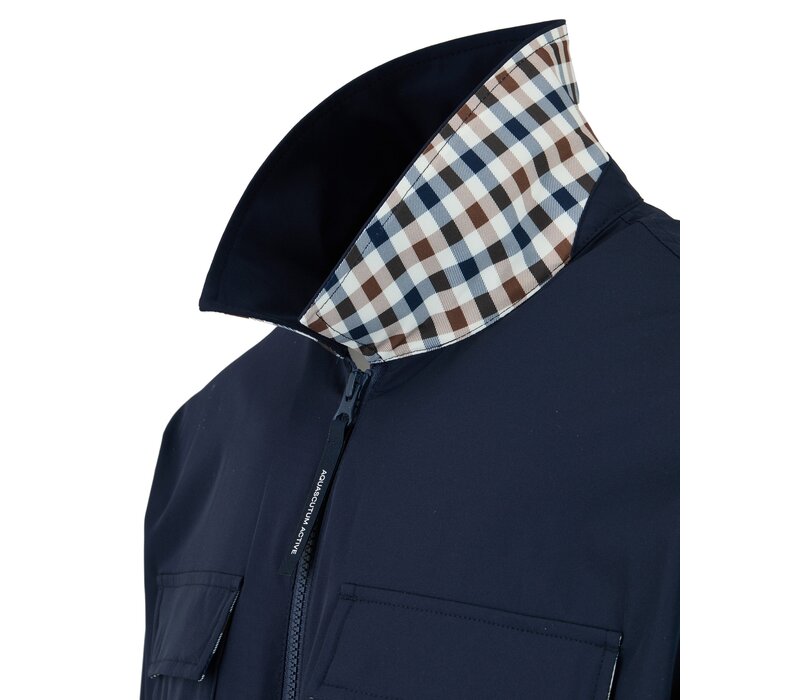 Aquascutum soft shell sp overshirt Navy