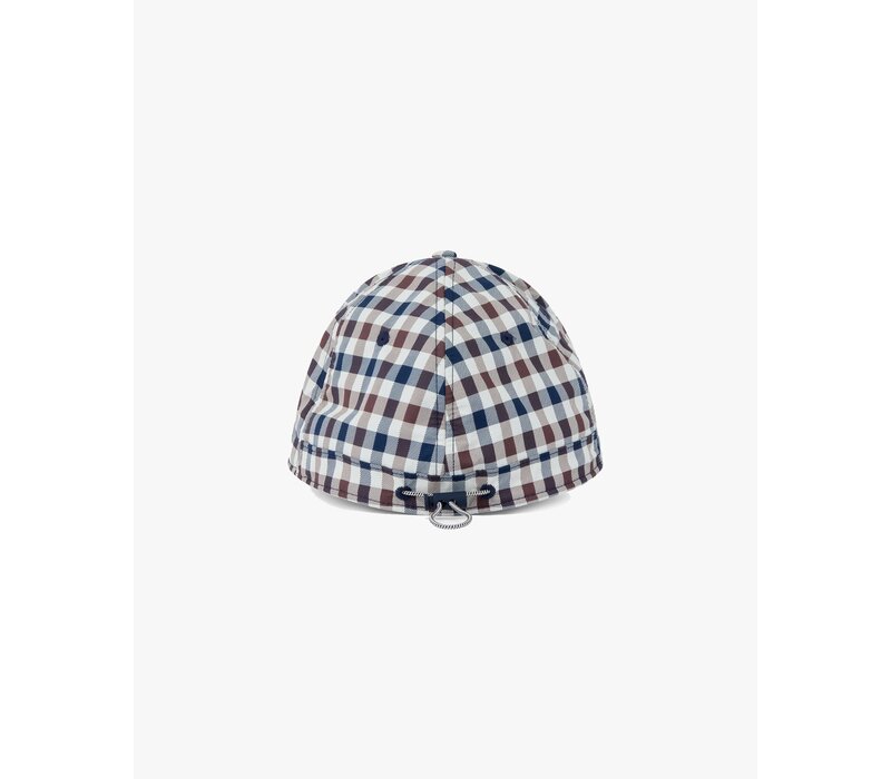 Aquascutum Active iconic club check lamina baseball cap