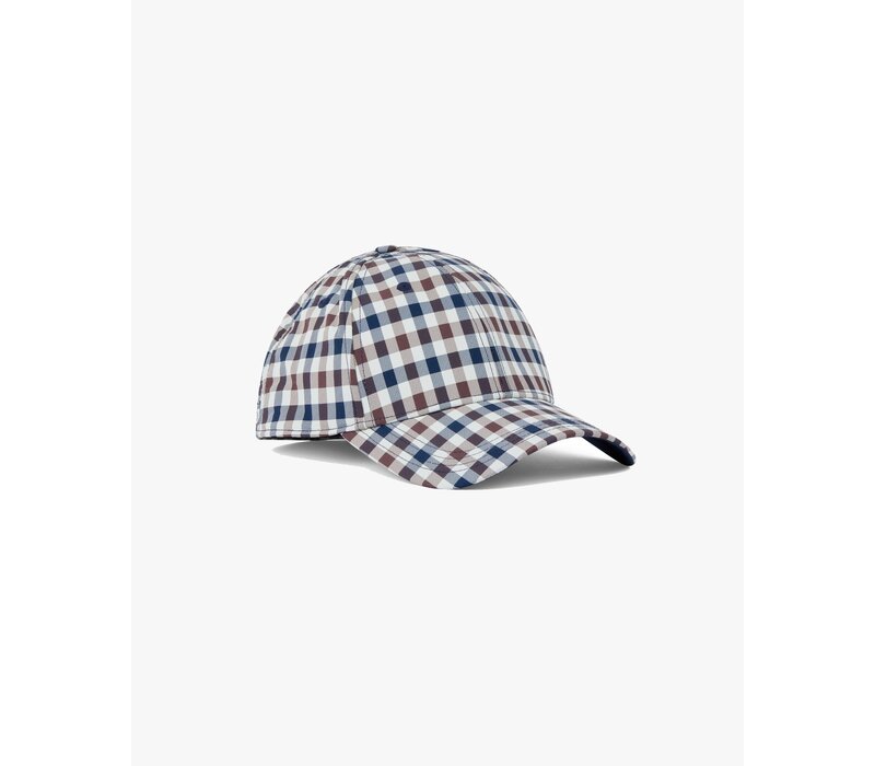 Aquascutum Active iconic club check lamina baseball cap
