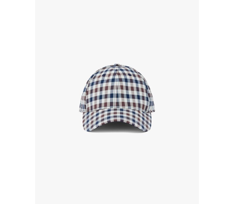 Aquascutum Active iconic club check lamina baseball cap