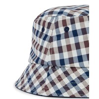 Aquascutum Active iconic club check lamina bucket hat