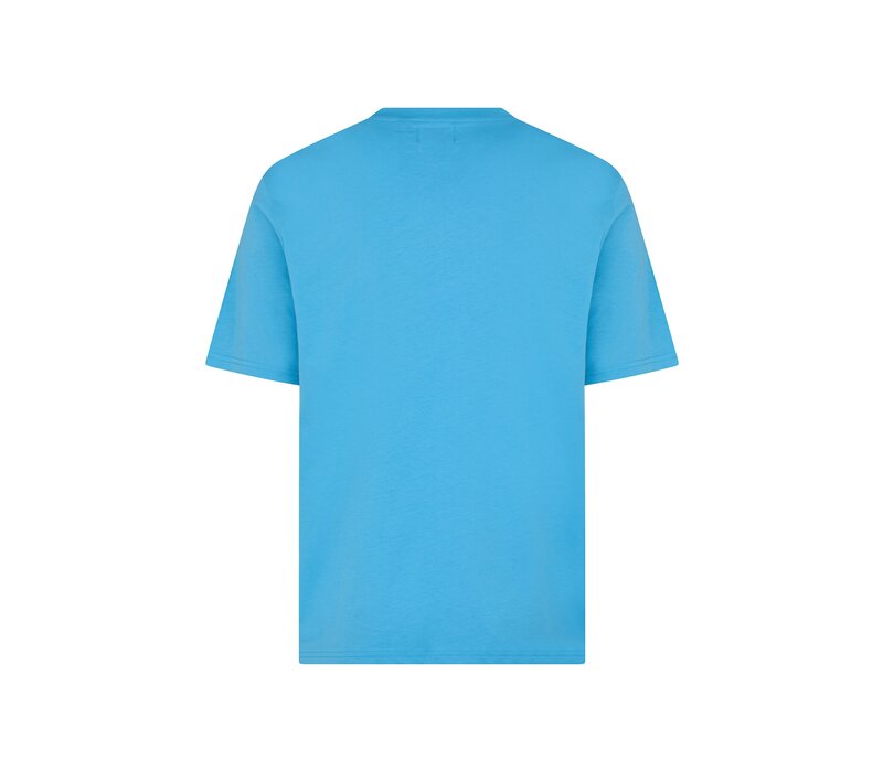 Aquascutum Active big logo t-shirt Avio Blue