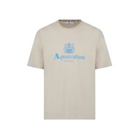 Aquascutum Active big logo t-shirt Old White