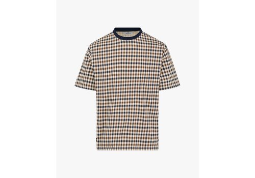 Aquascutum Aquascutum Active club check allover t-shirt