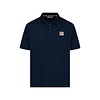 Aquascutum Aquascutum Active stretch piquet badge polo shirt Navy