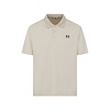 Aquascutum Aquascutum Active stretch piquet badge polo shirt Old White