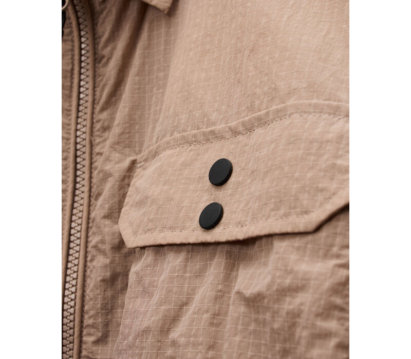 Weekend Offender Shields overshirt jacket Driftwood