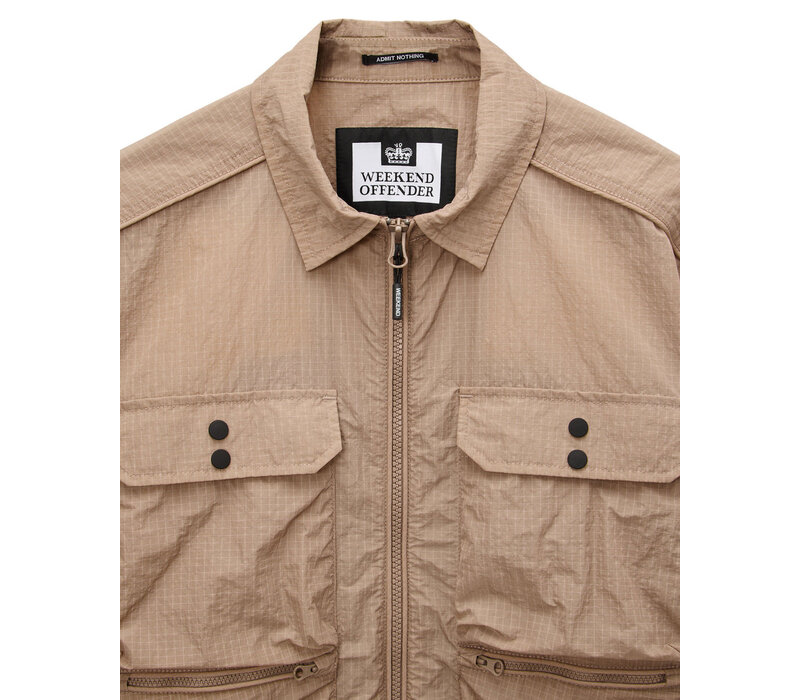 Weekend Offender Shields overshirt jacket Driftwood