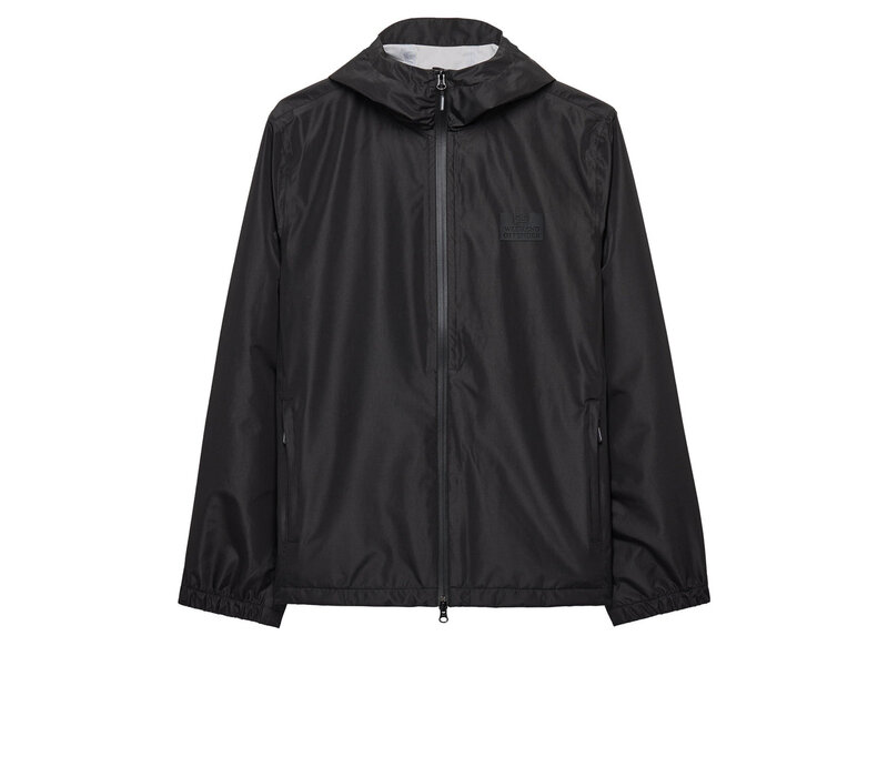 Weekend Offender Football + Festivals pack away hooded jacket Black