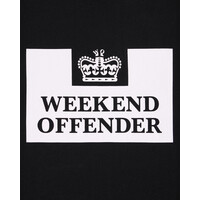 Weekend Offender Prison logo t-shirt Black