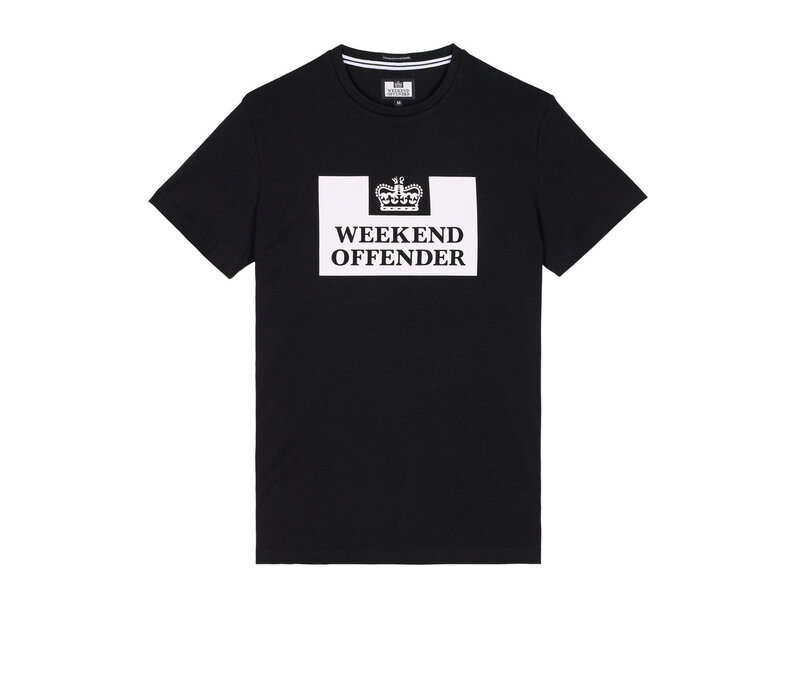 Weekend Offender Prison logo t-shirt Black