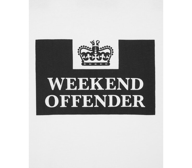 Weekend Offender Prison logo t-shirt White