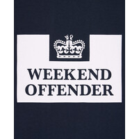 Weekend Offender Prison logo t-shirt Navy