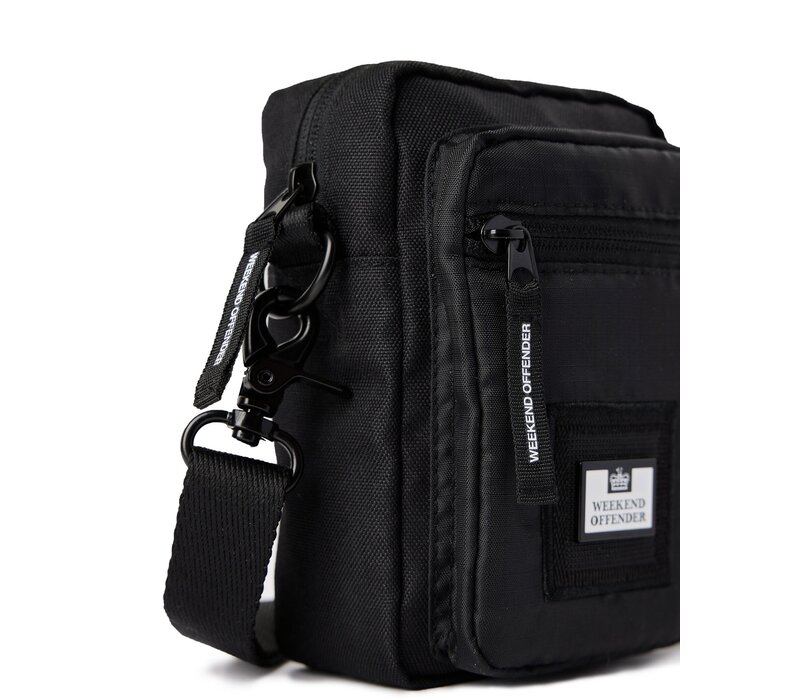 Weekend Offender small ripstop crossbody bag Black