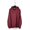 Stone Island Stone Island burgundy red hooded cotton sweatshirt XXXL
