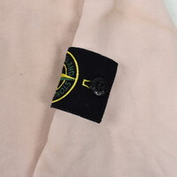 Stone Island pink hooded cotton sweatshirt XXXL