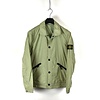 Stone Island green garment dyed crinkle reps ny with polartec jacket L