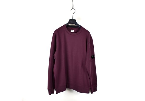 C.P. Company C.P. Company burgundy red garment dyed cotton fleece lens crew sweatshirt XL