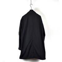 Stone Island black micro twill car coat XXXL