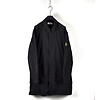 Stone Island Stone Island black micro twill car coat XXXL