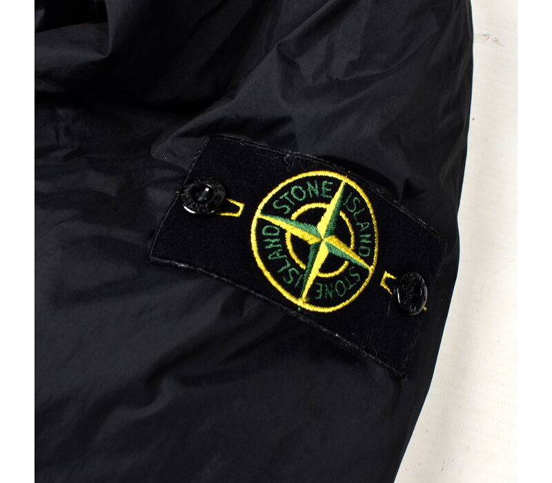 Stone Island black garment dyed crinkle reps ny with primaloft parka XL