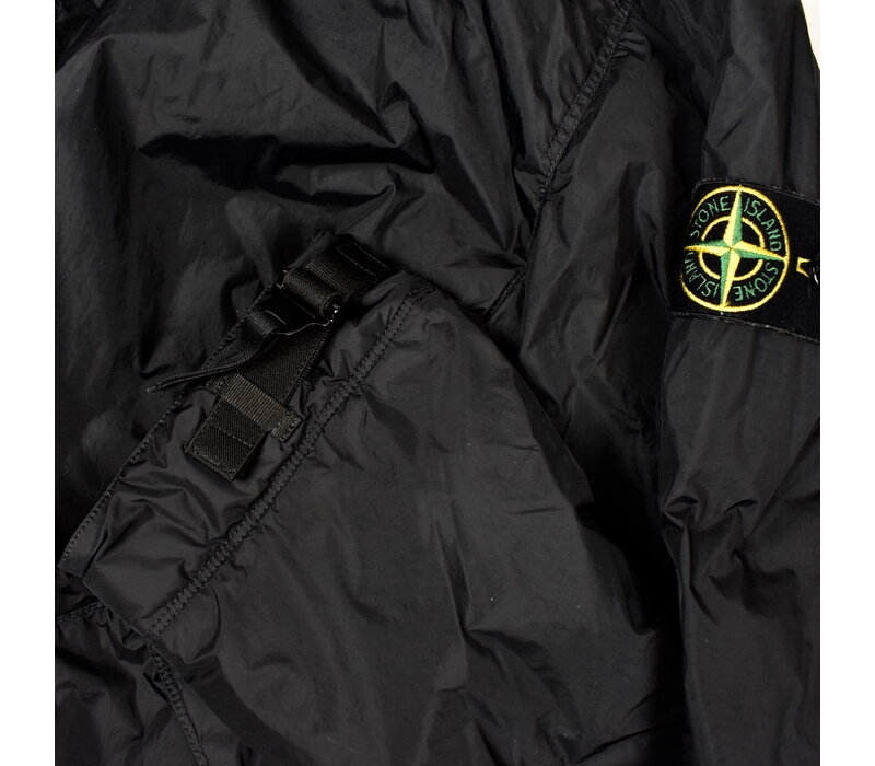 Stone Island black garment dyed crinkle reps ny with primaloft parka XL