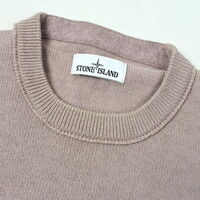 Stone Island pink wool crew neck knit L