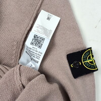 Stone Island pink wool crew neck knit L
