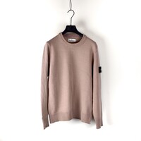 Stone Island pink wool crew neck knit L