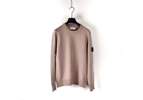 Stone Island Stone Island pink wool crew neck knit L