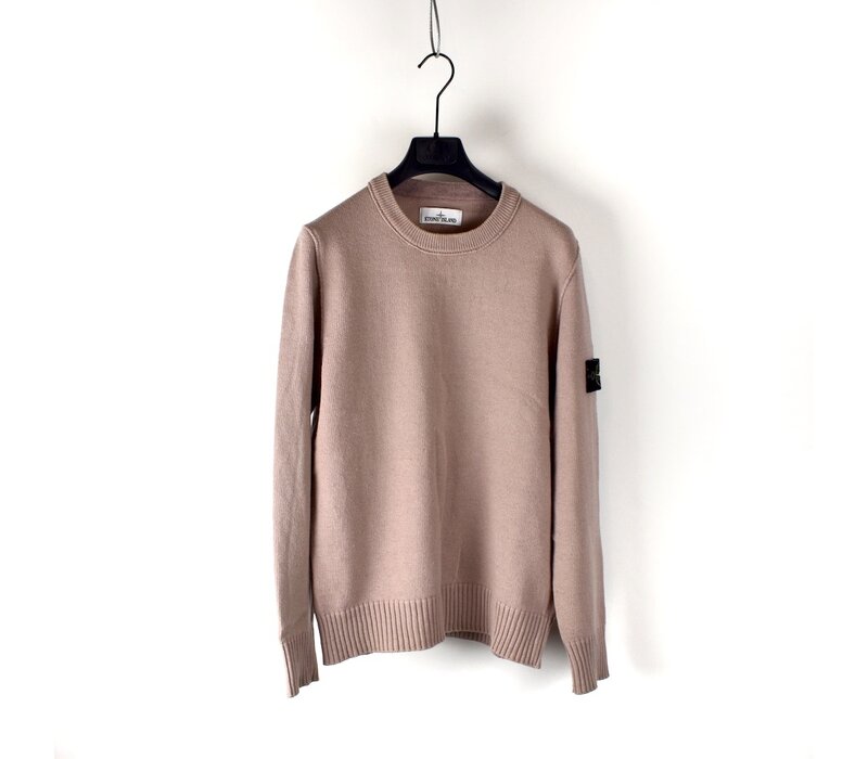 Stone Island pink wool crew neck knit L