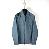 MA.STRUM isotope cotton gaberdine overshirt jacket Aegean Blue