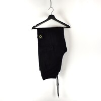 MA.STRUM pentyl cotton gaberdine cargo pant Jet Black