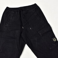 MA.STRUM pentyl cotton gaberdine cargo pant Jet Black