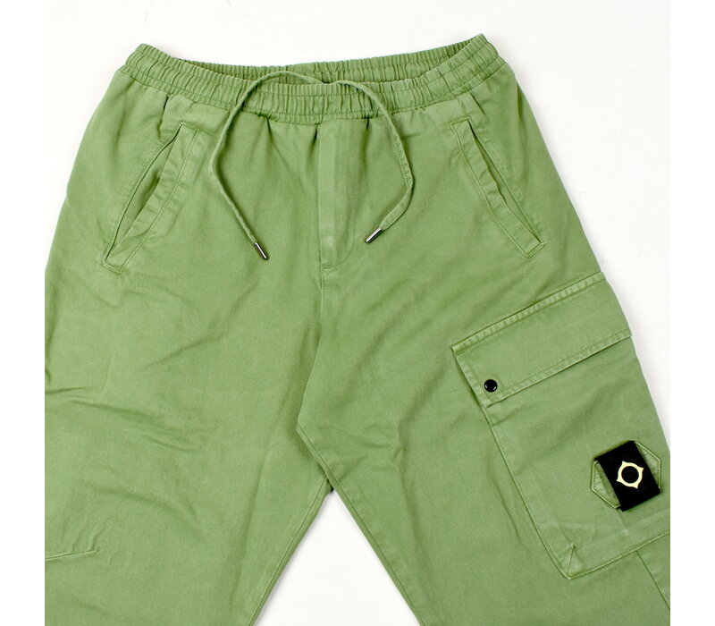 MA.STRUM pentyl cotton gaberdine cargo pant Bronze Green