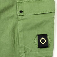 MA.STRUM pentyl cotton gaberdine cargo pant Bronze Green