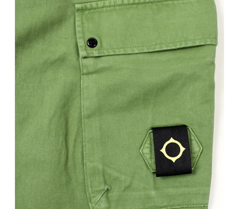 MA.STRUM pentyl cotton gaberdine cargo pant Bronze Green