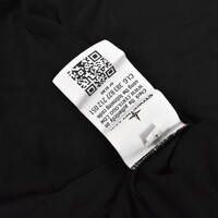 Stone Island black patch program logo t-shirt L