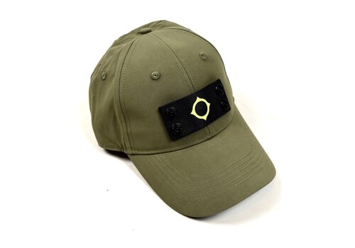 MA.STRUM MA.STRUM badge cotton logo cap Bronze Green