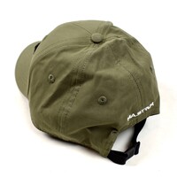MA.STRUM badge cotton logo cap Bronze Green