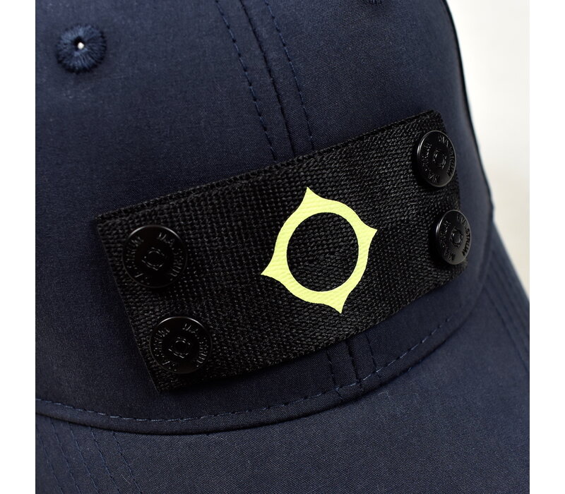 MA.STRUM badge cotton logo cap Ink Navy