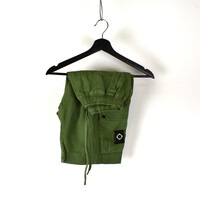 MA.STRUM kalium cotton gaberdine cargo short Bronze Green