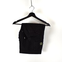 MA.STRUM kalium cotton gaberdine cargo short Jet Black
