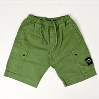 MA.STRUM kalium cotton gaberdine cargo short Bronze Green
