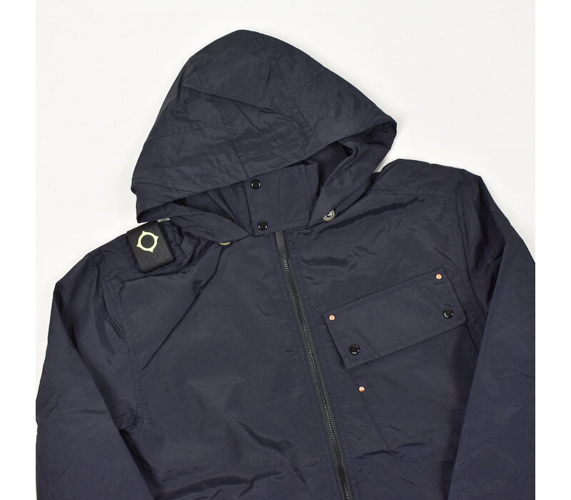 MA.STRUM full zip hooded cetane utility jacket Ink Navy