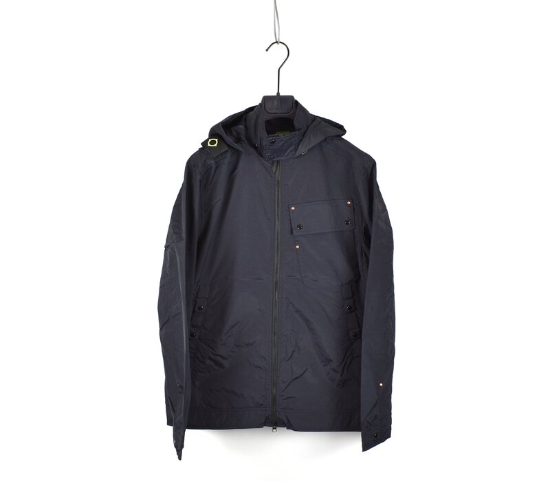 MA.STRUM full zip hooded cetane utility jacket Ink Navy