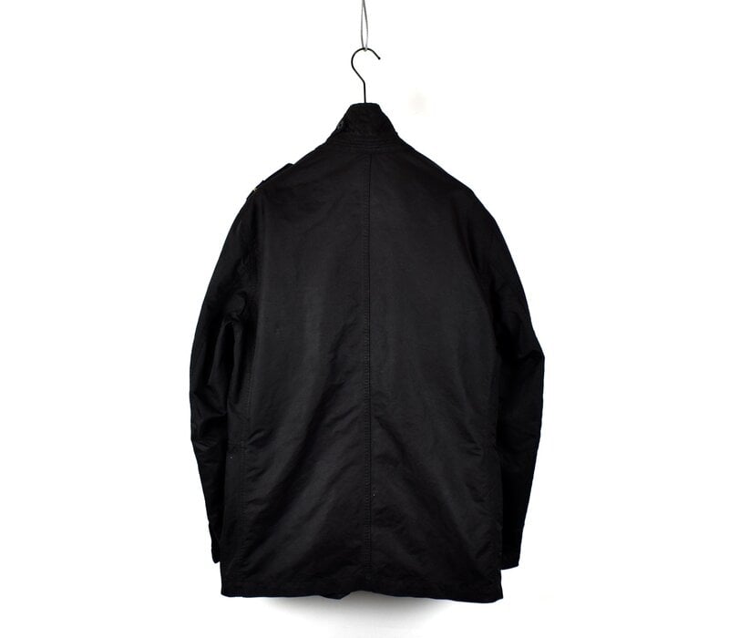 Stone Island black david microfiber shoulder badge field jacket XL